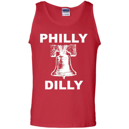 Football T-shirt Philly Dilly With Liberty Bell And Crack Philadelphia Red