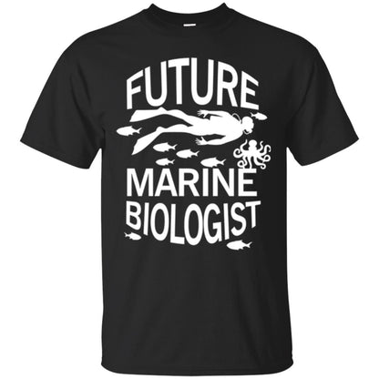 Cute Marine Biologist T-shirt Black