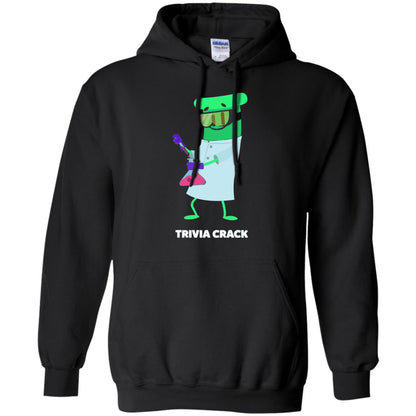 Cute Trivia Crack Scientist Al T-shirt Black
