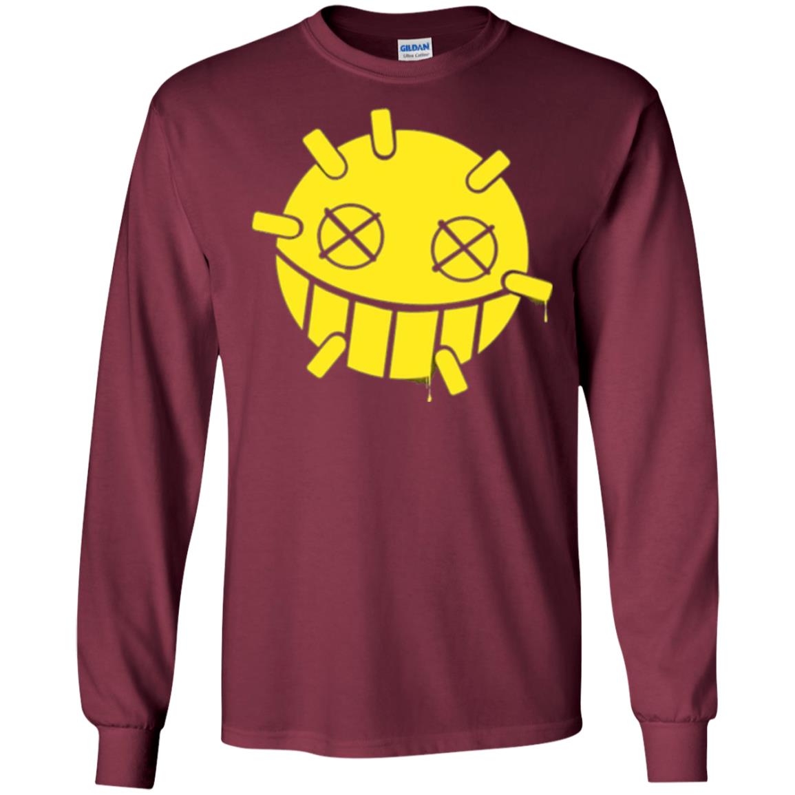 Overwatch Junkrat Smiley Spray T-shirt Maroon