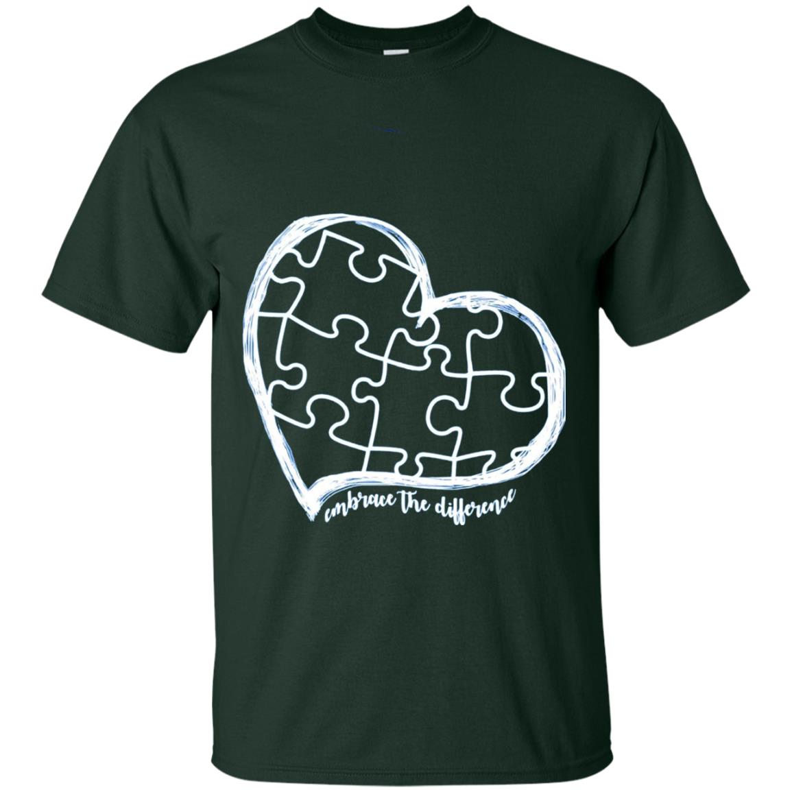 Autism Awareness Shirt Embrace Differences Forest