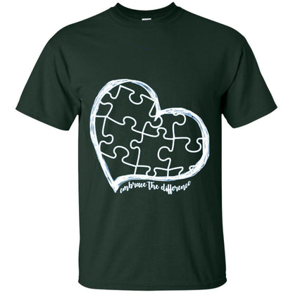 Autism Awareness Shirt Embrace Differences Forest