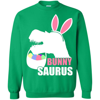 Bunnysaurus Easter Dinosaur Lover Shirt Irish Green