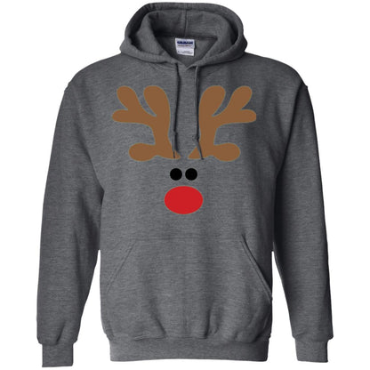 Christmas T-shirt Reindeer Dark Heather