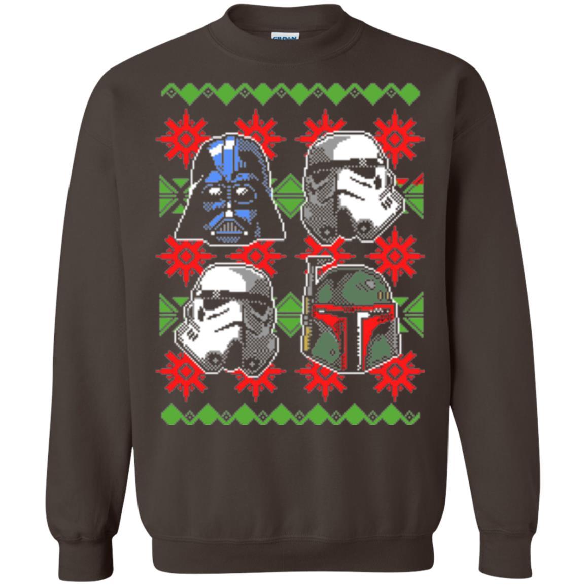 Film T-shirt Christmas Sweater Empire Helmets Dark Chocolate