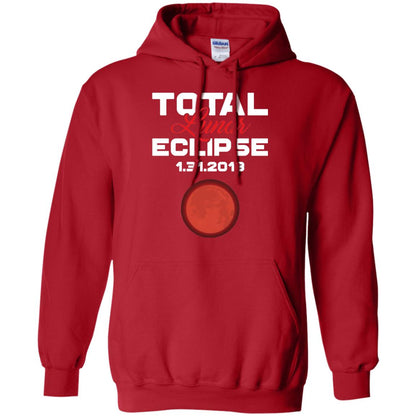 Eclipse January 31st 2018 Total Lunar Eclipse T-shirt Blood Moon Red