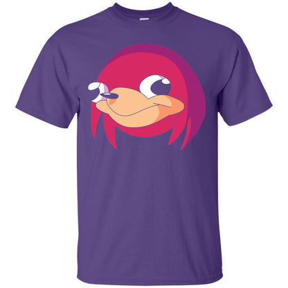 Cartoon T-shirt Ugandan Warrior Tribe Meme Purple