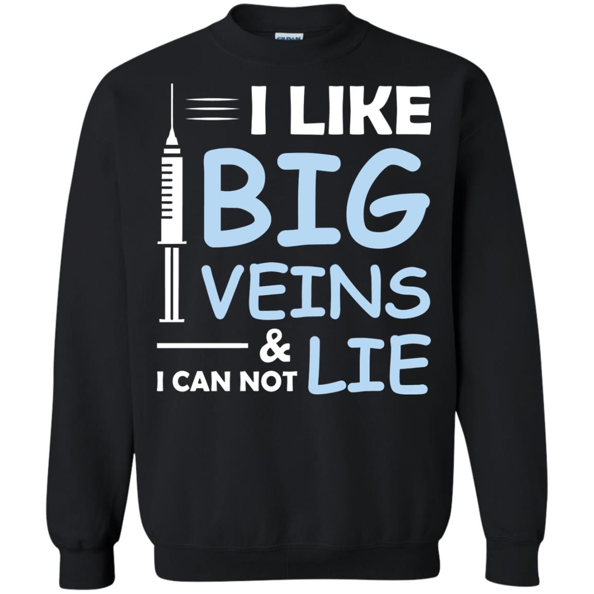 I Like Big Veins And I Can Not Lie Phlebotomist T-shirt Black