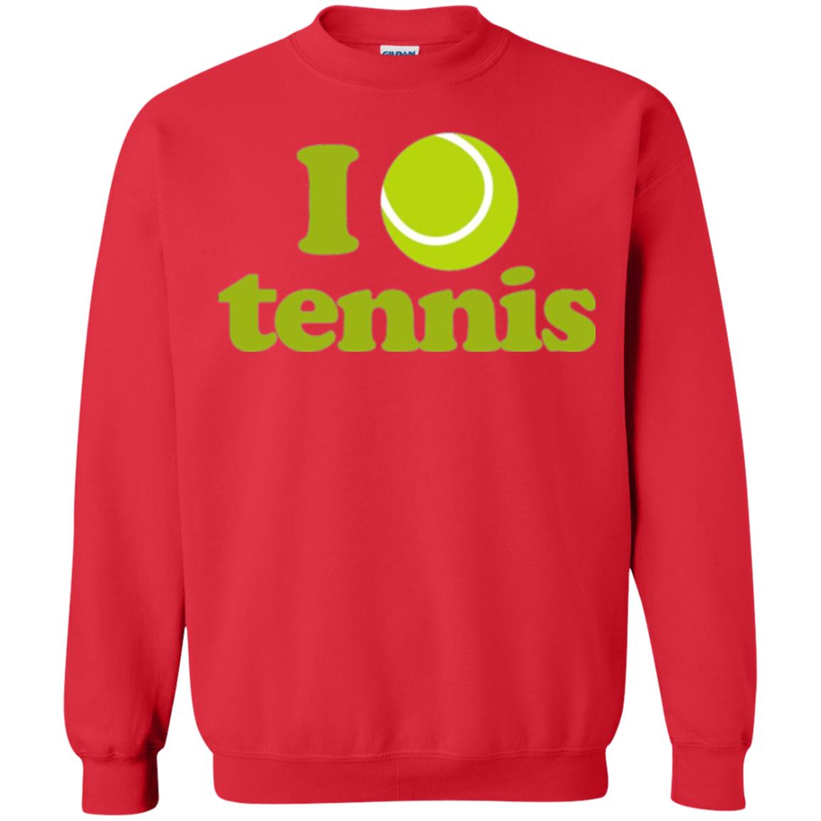 I Love Tennis T-shirt Red