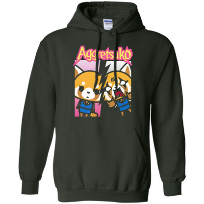 Aggretsuko Split Personality T-shirt Forest Green