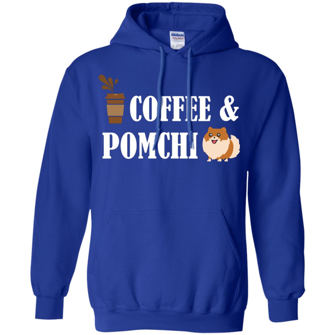 Coffee And Pomchi Lover Shirt Royal