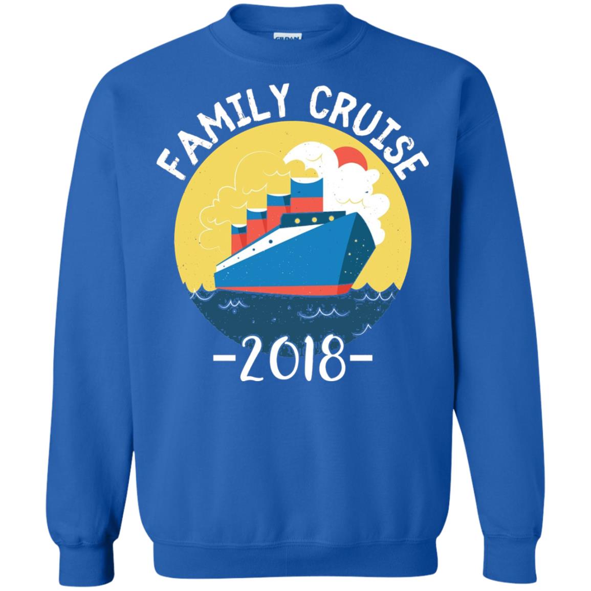 Summer Holiday T-shirt Family Cruise 2018 Royal