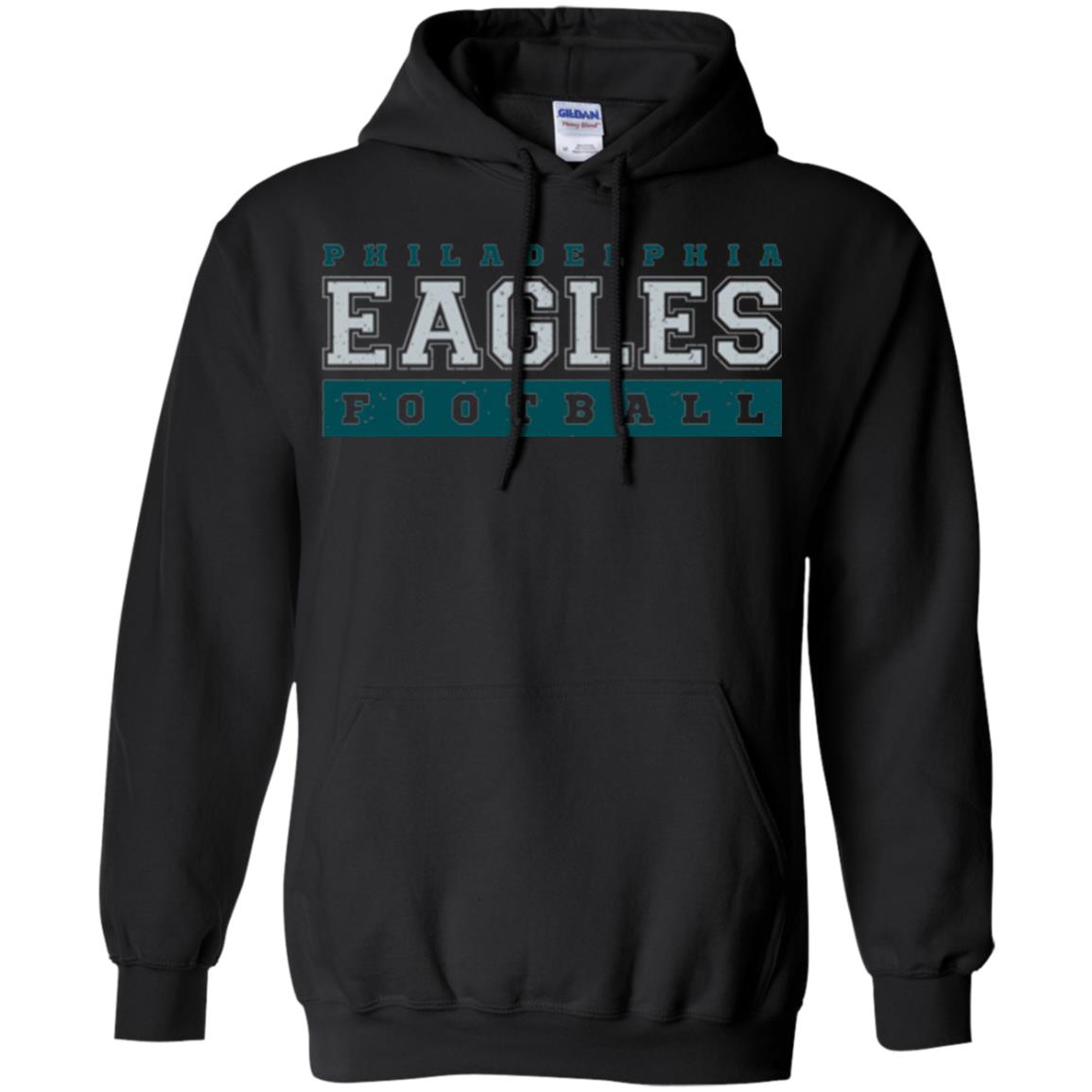 Football Lover T-shirt Philadelphia Football Fly Eagles Fly Collegiate Black