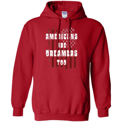 Anti Trump T-shirt Americans Are Dreamers Too Patriotic Pride Red