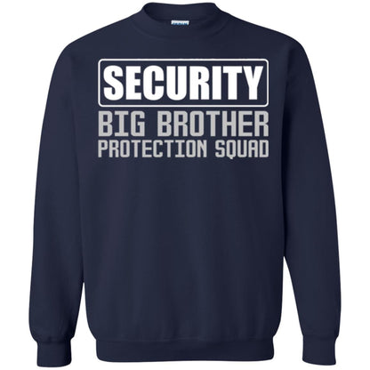 Family T-shirt Security Big Brother Protection Squad Navy