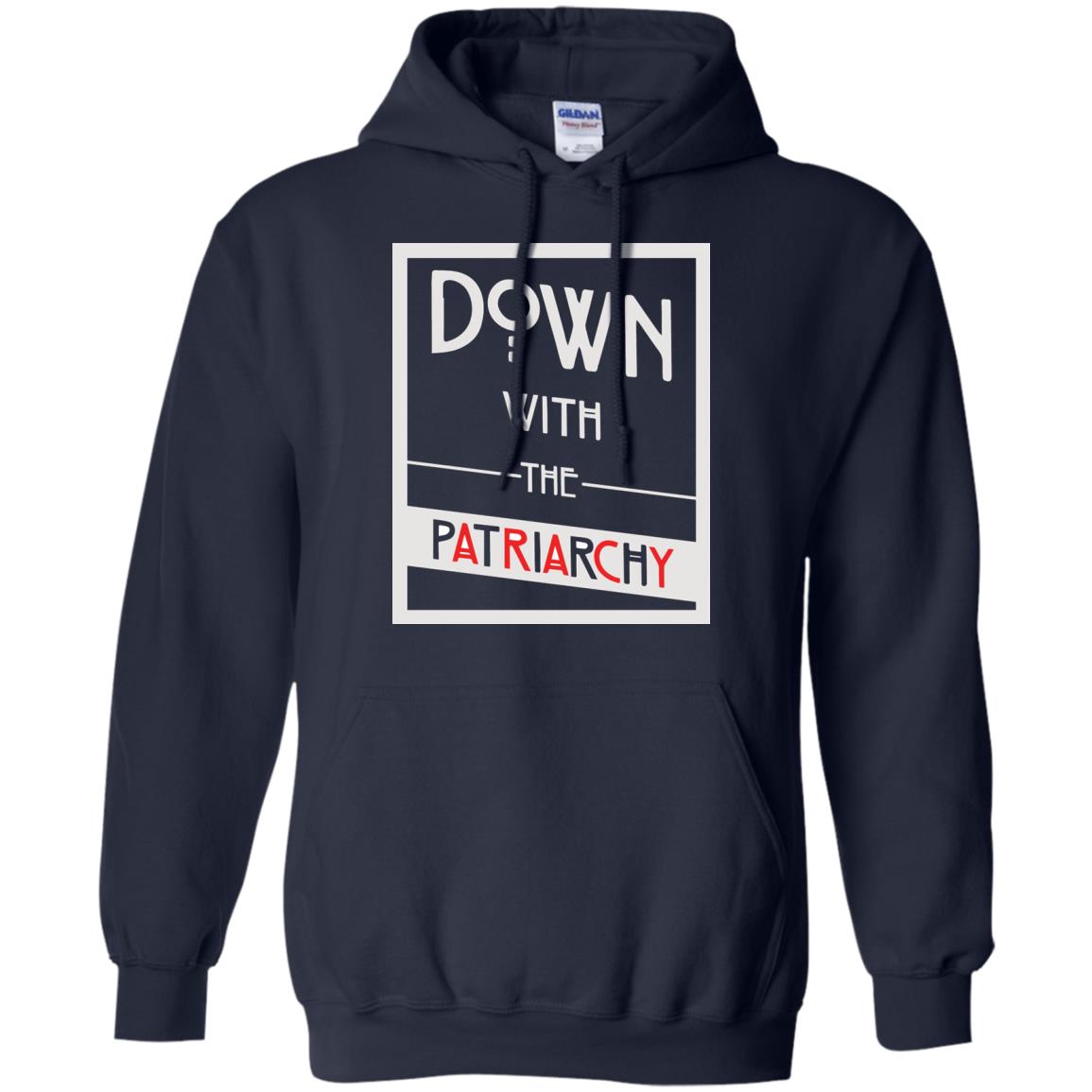 Down With The Patriarchy Shirt Navy