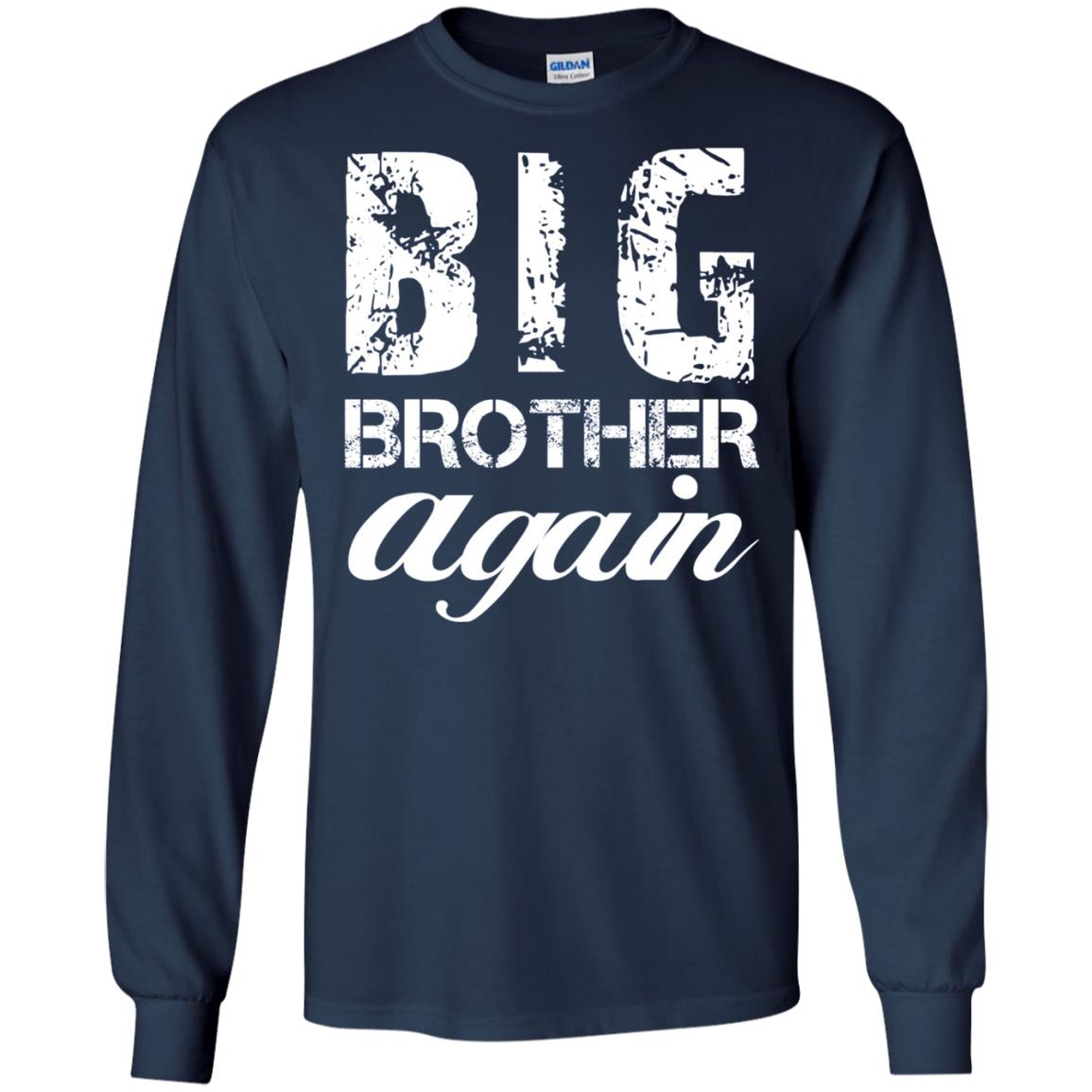 Big Brother Again T-shirt New Baby Navy