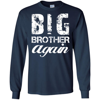Big Brother Again T-shirt New Baby Navy