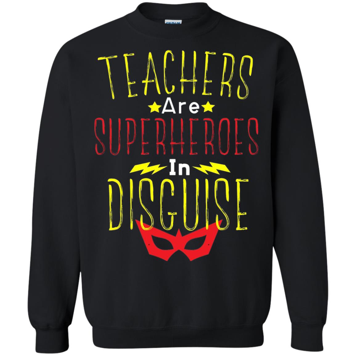 Teacher Super Hero In Disguise T-shirt Teacher Black