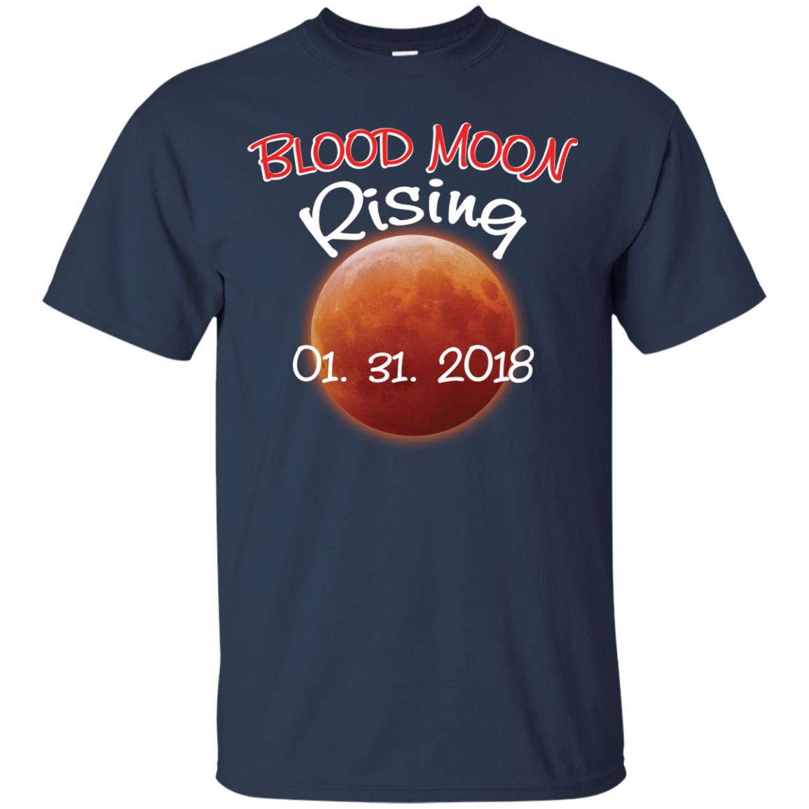 Blood Moon T-shirt Rising 01.31.2018 Navy