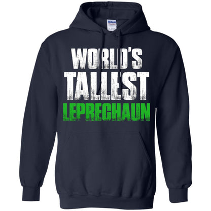 St. Patrick_s Day T-shirt World_s Tallest Leprechaun Navy