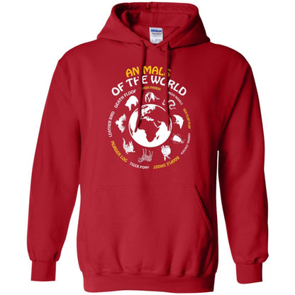 Rare Animals Of The World T-shirt Red