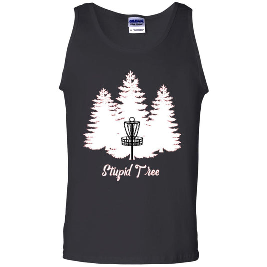 Disc Golf T-shirt Stupid Tree Black