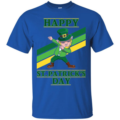 Dabbing Leprechaun Saint Patrick_s Day T-shirt Royal