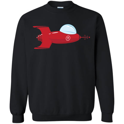 Vintage Spaceship Video Game Gamer T-shirt Black