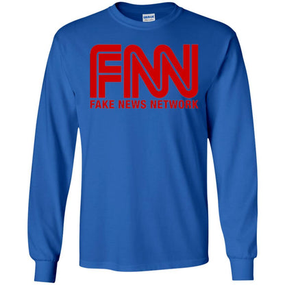 Anti Trump T-shirt Fnn Fake News Network T-shirt Royal