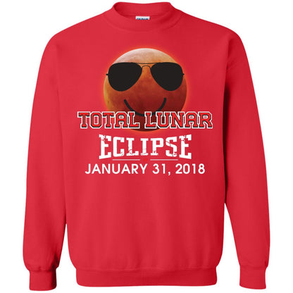 Blood Moon T-shirt Total Lunar Eclipse January 31. 2018 Red