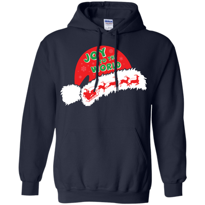 Christmas T-shirt Joy To The World Navy