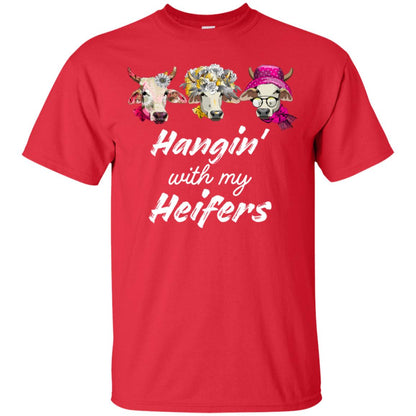 Hangin' With My Heifers Shirt Red