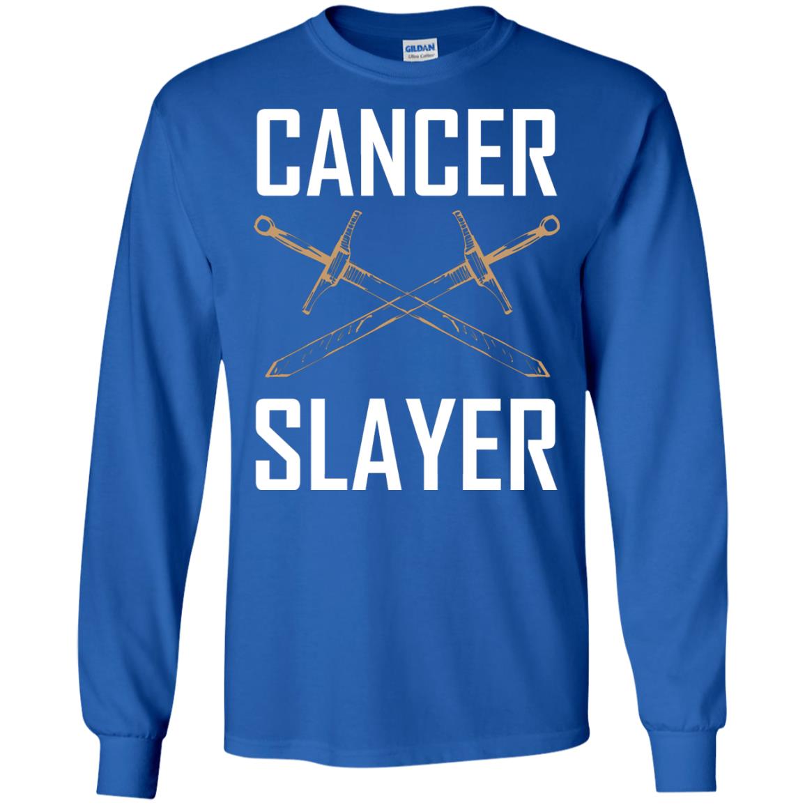 Cancer Slayer Cancer Survivor Shirt Royal