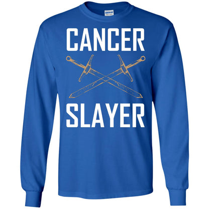 Cancer Slayer Cancer Survivor Shirt Royal