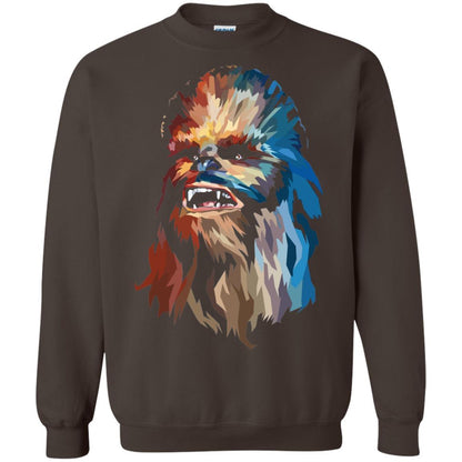 Chewbacca Art T-shirt Dark Chocolate