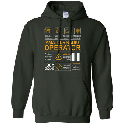 Amateur Radio Operator Gift Shirt Forest Green