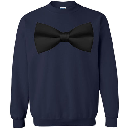 Big Black Bow Tie Tee Shirt Navy