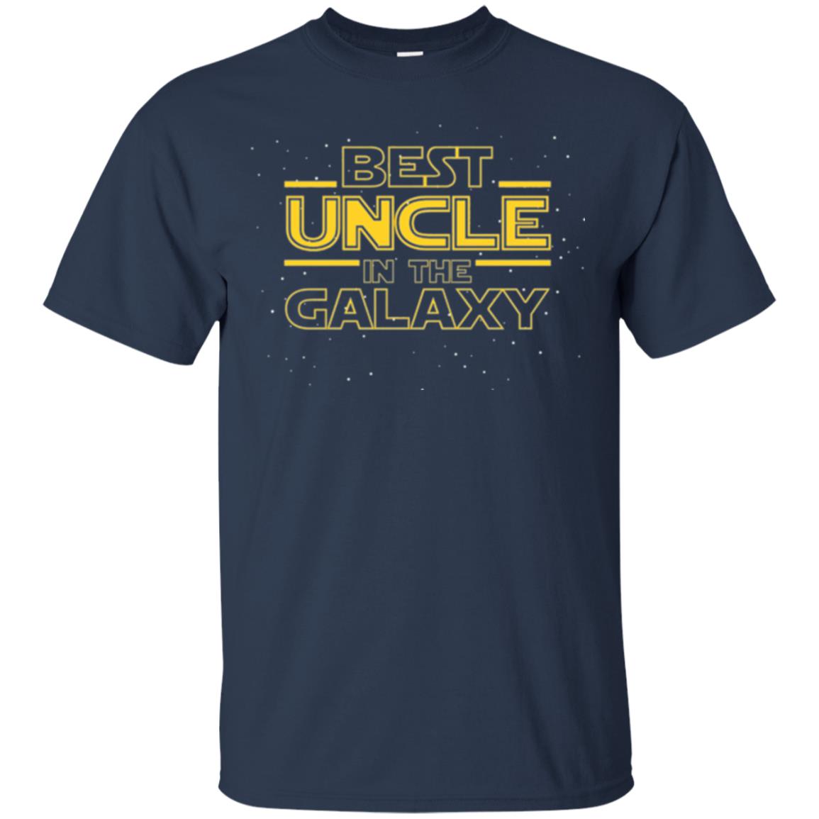 Uncle T-shirt Best Uncle In The Galaxyt-shirt Navy