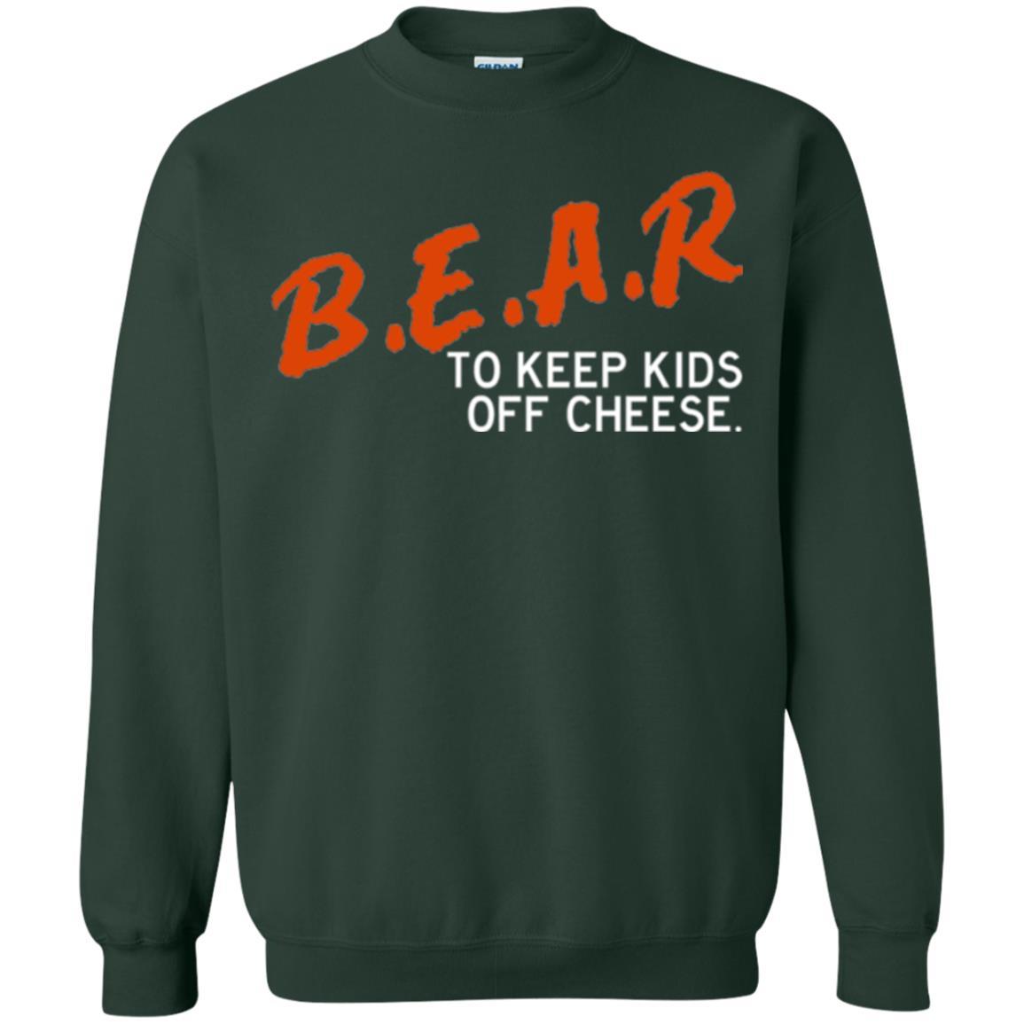 Chicago Football T-shirt B.e.a.r. To Keep Kids Off Cheese