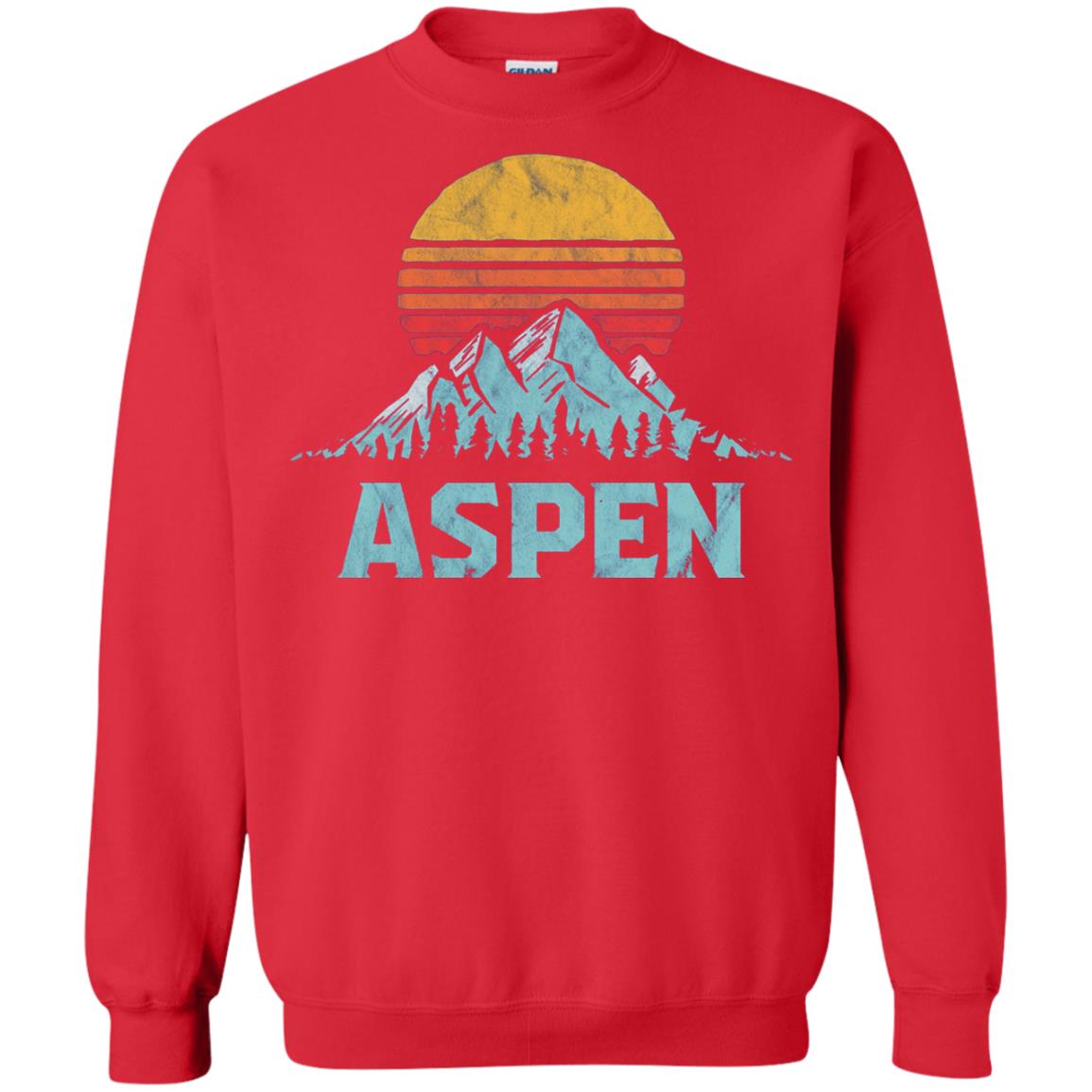 Aspen Mountain T-shirt Red