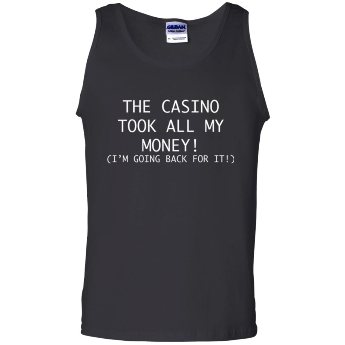 Gambler T-shirt The Casino Took All My Money Black