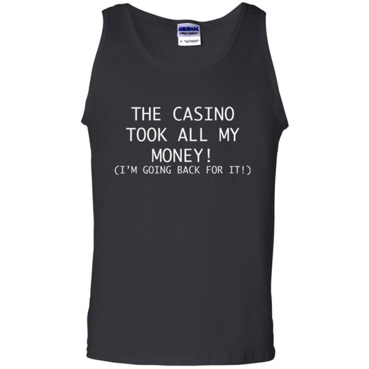 Gambler T-shirt The Casino Took All My Money Black