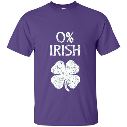 St. Patrick Day T-shirt Shamrocks 0_ Irish Vintage Purple
