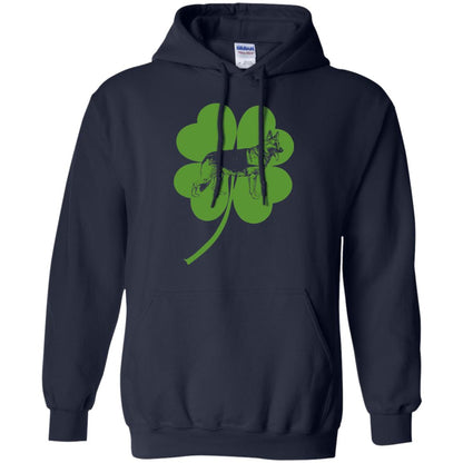 German Shepherd Saint Patrick_s Day T-shirt Navy