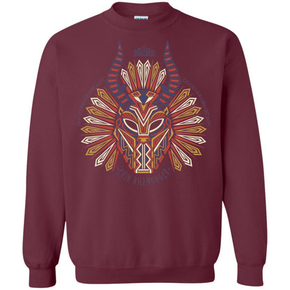 Black Panther Movie Geo Killmonger Movie Lover T-shirt Maroon