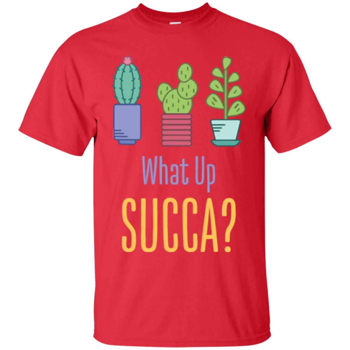 Cactus T-shirt What Up Succa Red