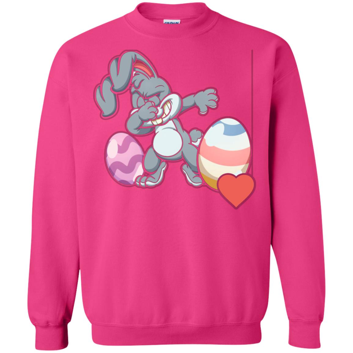 Easter Bunny Dabbing Gift Shirt Easter Holiday Heliconia