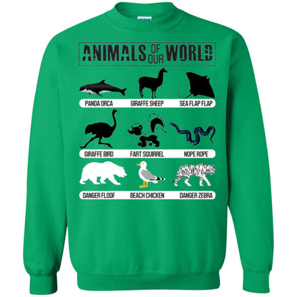 Save Animals Of Our World T-shirt Irish Green