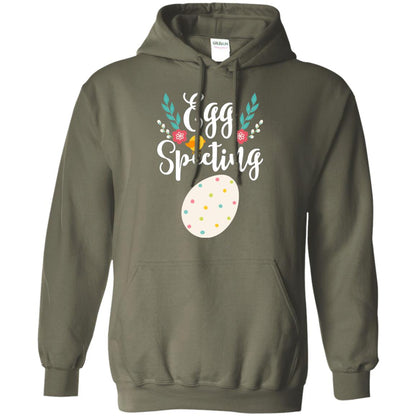 Egg Specting Announcement Pregnant Easter T-shirt Military Green